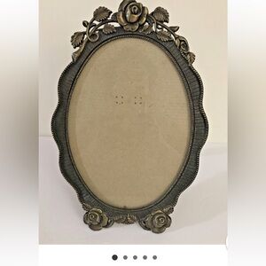 Roses ‘Bronze’ Photo Frame Ornate Roses Floral Decor Weston Gallery